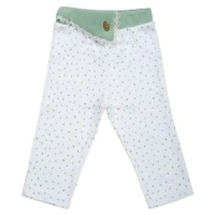 شلوار طرح يونيکورن تمام چاپ رنگ سفيد سايز 3-0 ماه برند نيلي Nili