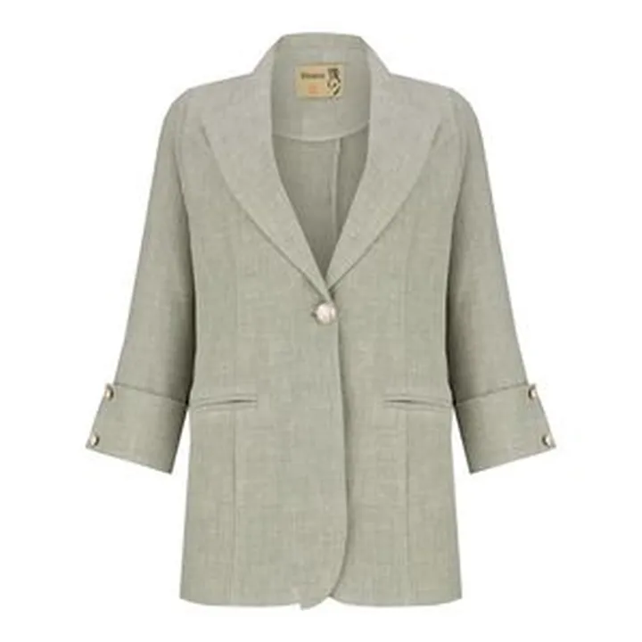 مانتو کتی زنانه السانا مدل نازلار کد 210511 رنگ سبز مغز پسته‌ای