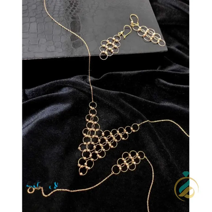 سرویس طلا نمادار مهره‌ای