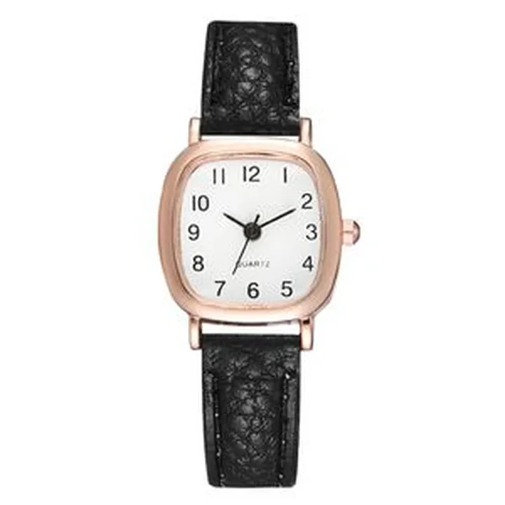ساعت مچی عقربه ای زنانه مدل کلاسیک بند چرم کد 2