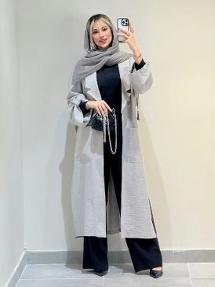 مانتو بلند زنانه کد 18721