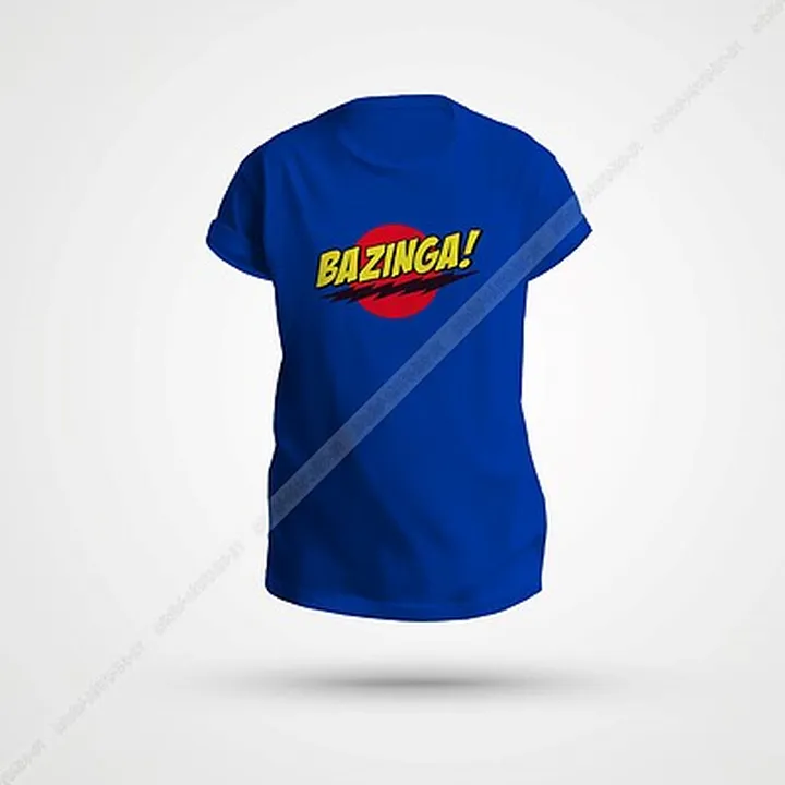 تیشرت Big Bang Theory طرح Bazinga