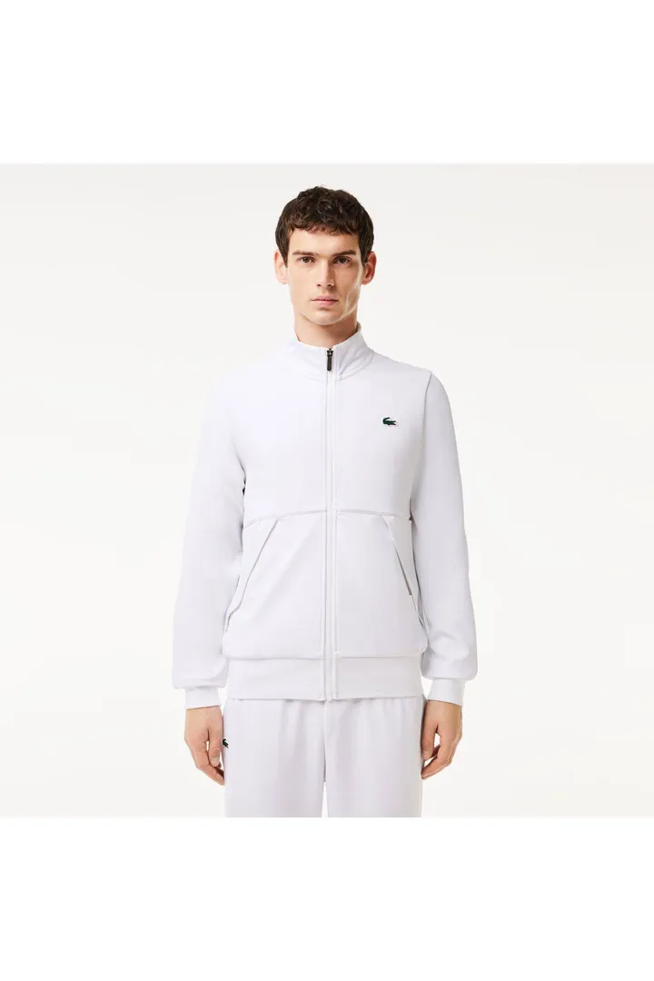 <span class="text-styled__StyledSpan-sc-d280c10c-1 dvOaRP">Lacoste< span>سویشرت سفید زیپ دار کلاسیک مردانه اسپرت