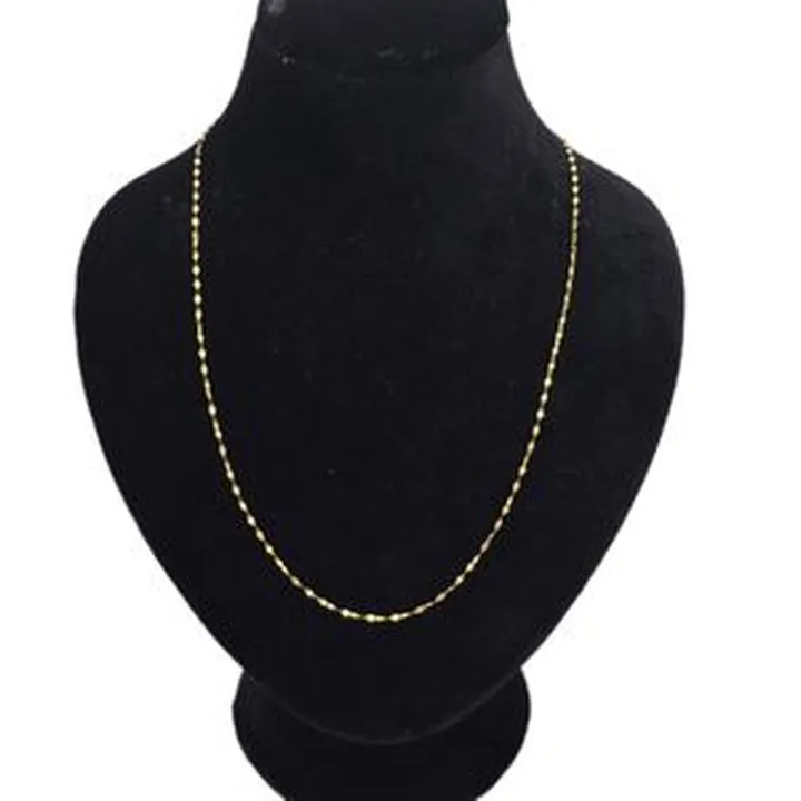 زنجیر پولکی طلا 18 عیار زنانه طلا و شمش برلیان مدل 50