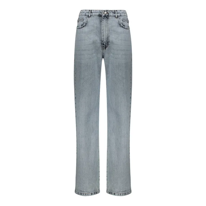 شلوار جین راسته زنانه ایزی دو مدل 1861 رنگ آبی روش...