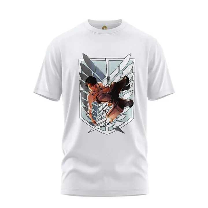 تی شرت آستین کوتاه مردانه هومرو مدل TW193 طرح اتک ...