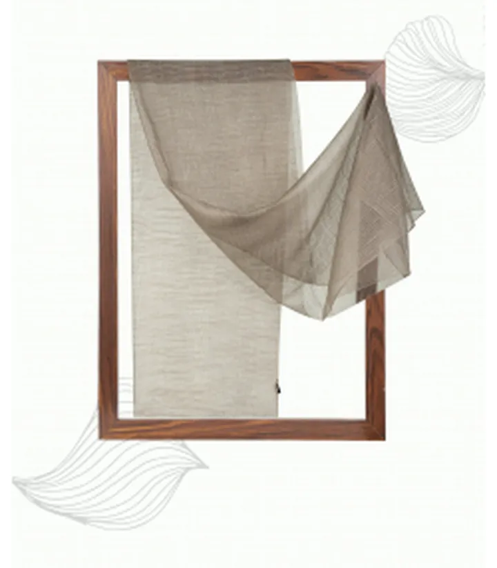 شال ابریشم زنانه نوولاشال Novella shawl کد 55239