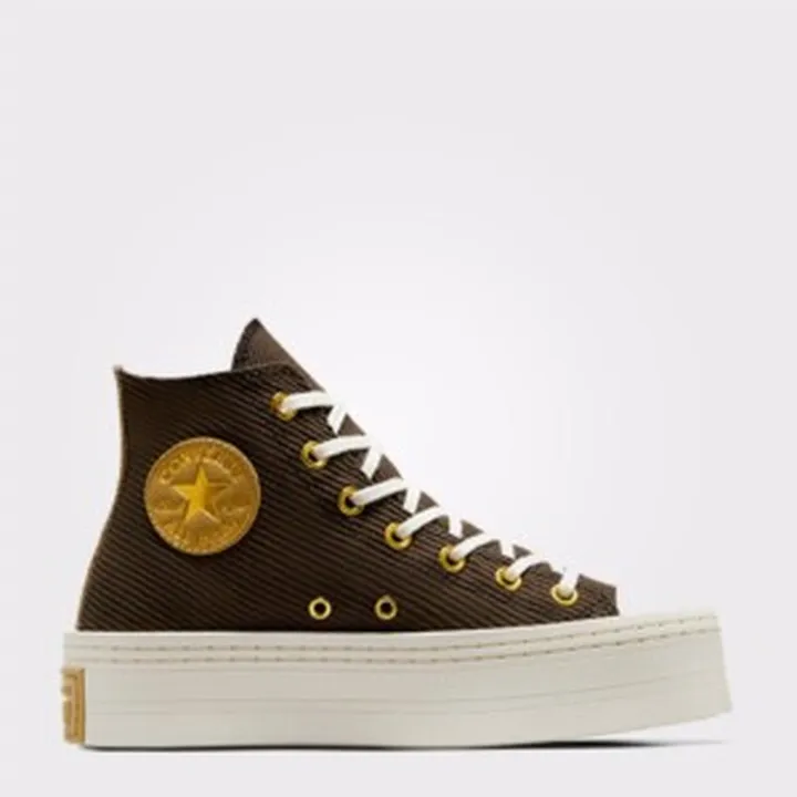 کتونی کانورس converse Chuck Taylor All Star Modern Lift Platform Corduroy  کد A07203C.289