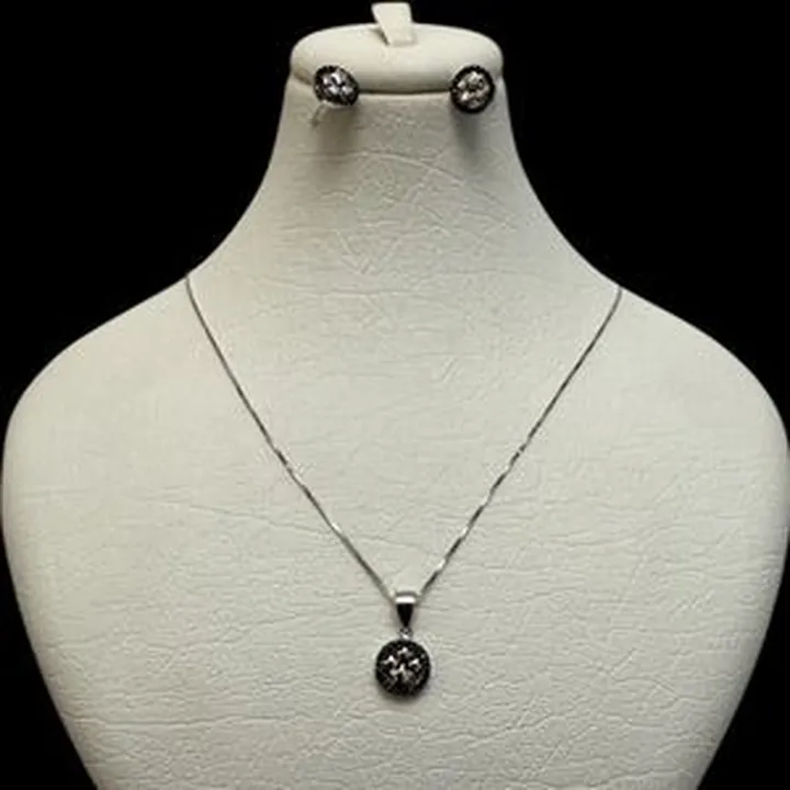 نیم ست نقره زنانه مدل 2346