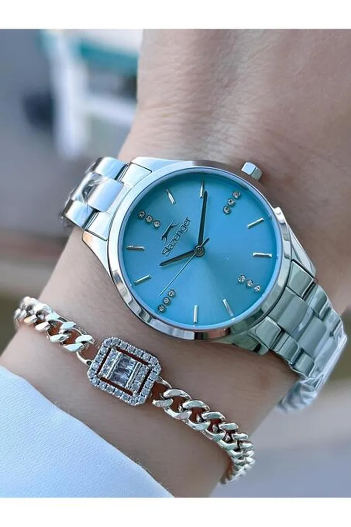 ساعت مچی عقربه ای زنانه اسلازنگر