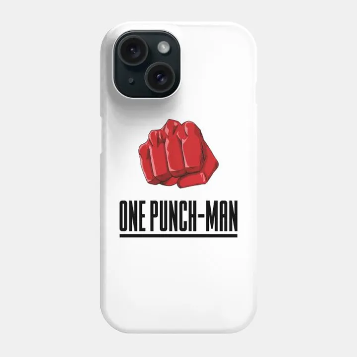 قاب موبایل مرد تک مشتی | قاب موبایل One Punch Man طرح The one punch