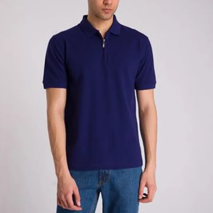 پولوشرت آستین کوتاه مردانه ایزی دو مدل 100177007741193125 رنگ سرمه‌ای