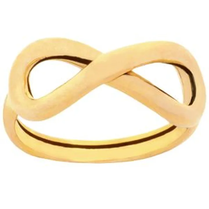 انگشتر طلا 18 عیار زنانه طلای مستجابی مدل بی نهایت کد T2419 سایز 54