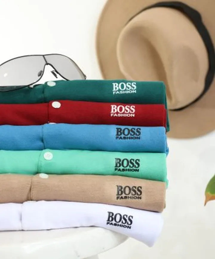 (2XL_3XL)پلوشرت مردانهBOSS (D)