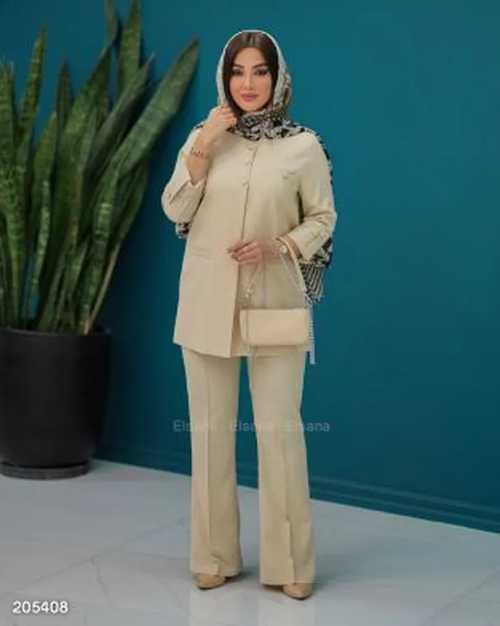 مانتو و شلوار مدل شیوارا کد 2054