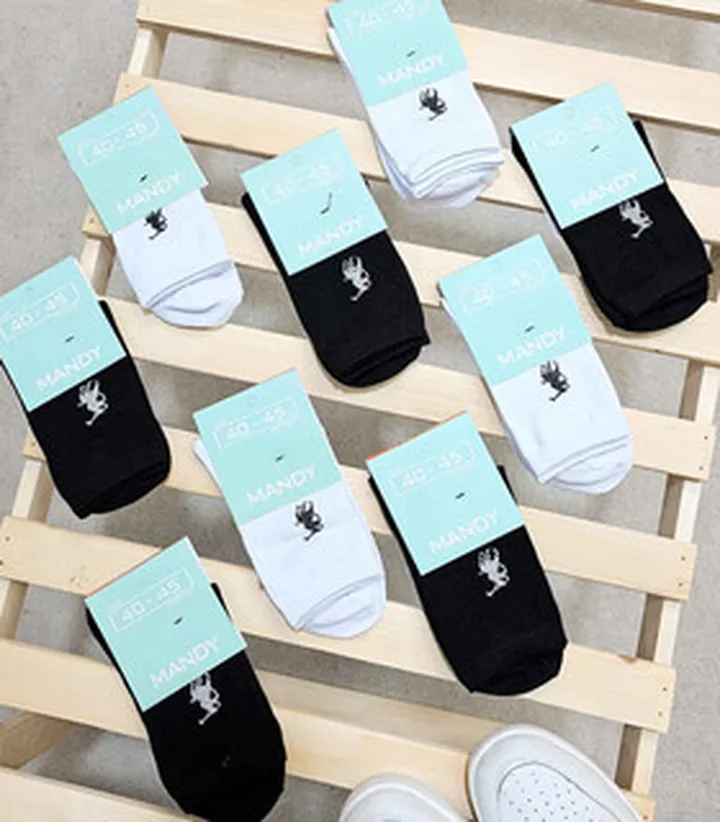 جوراب مردانه ساق متوسط مندی کد 4414