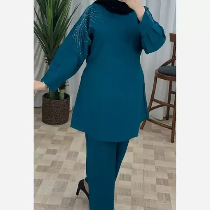 ست شومیز شلوار زنانه جنس بابوس ارسال رایگان