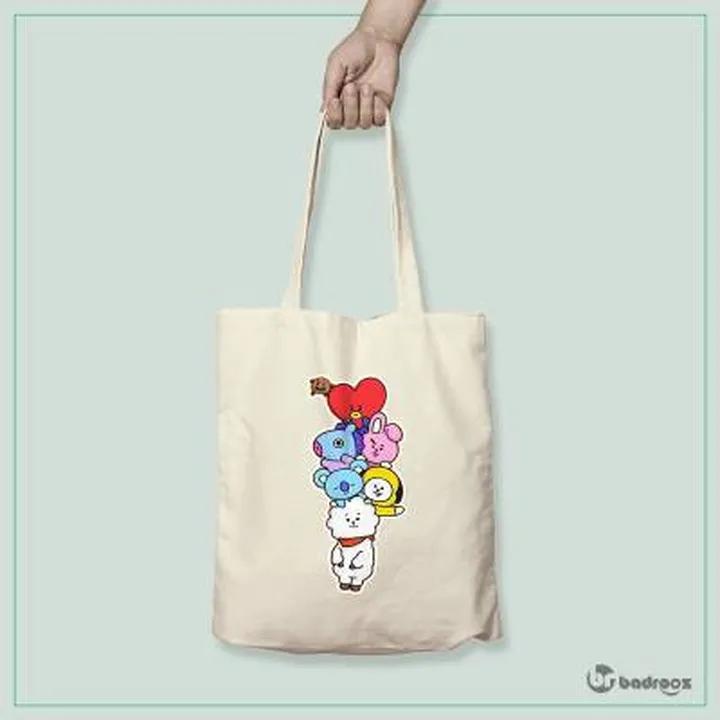 کیف خرید کتان bt21-7