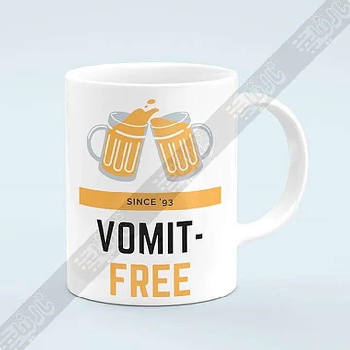 ماگ آشنایی با مادر طرح vomit free