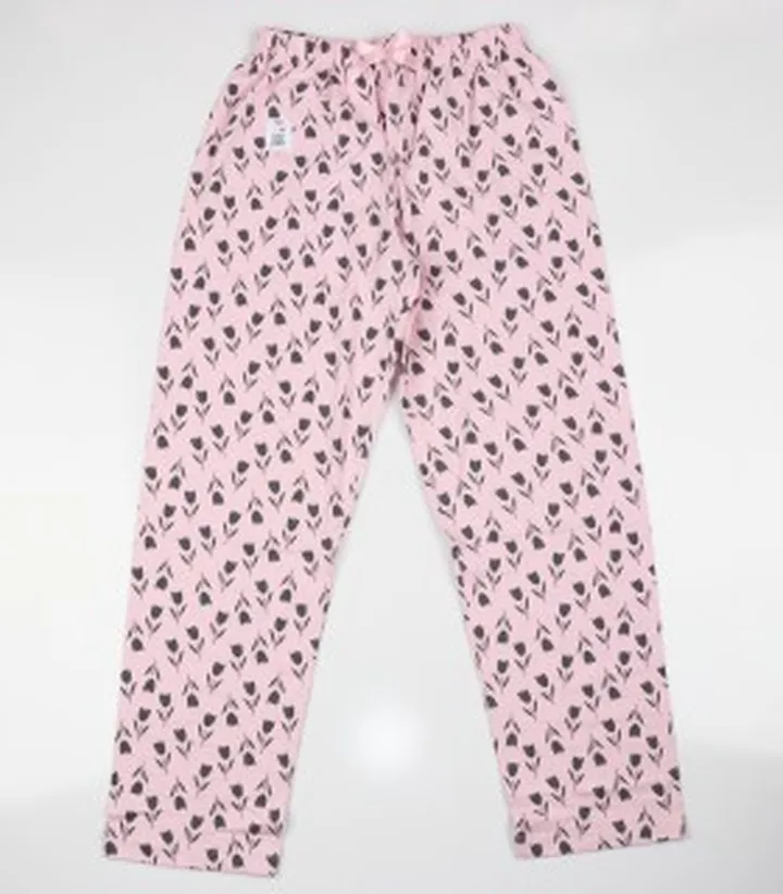 شلوار نخی و راحتی زنانه طرح دار کد 134191