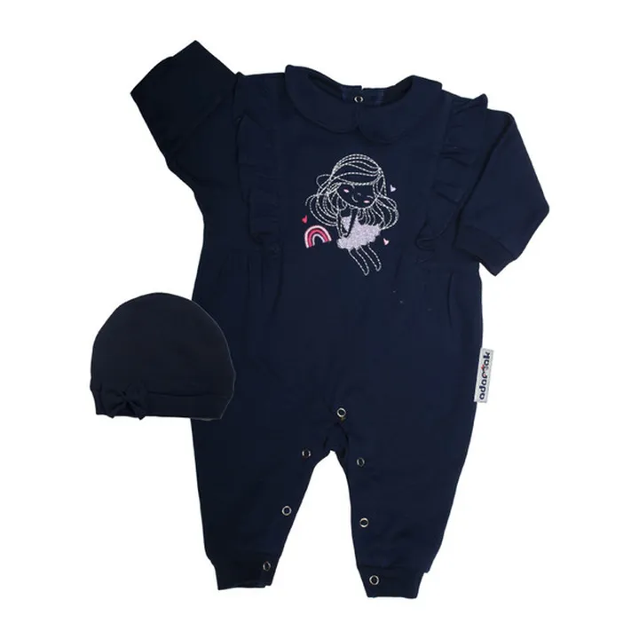 ست سرهمی و کلاه نوزادی آدمک مدل دختر کوچولو کد 130...