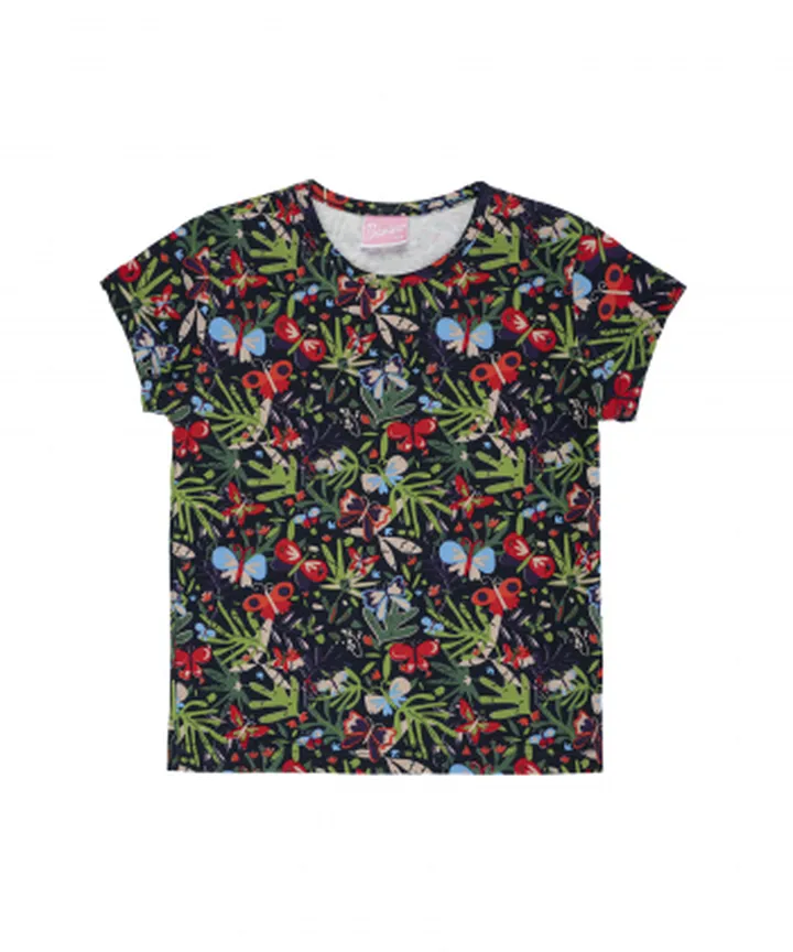 تیشرت آستین کوتاه دخترانه بانی نو مدل 1174