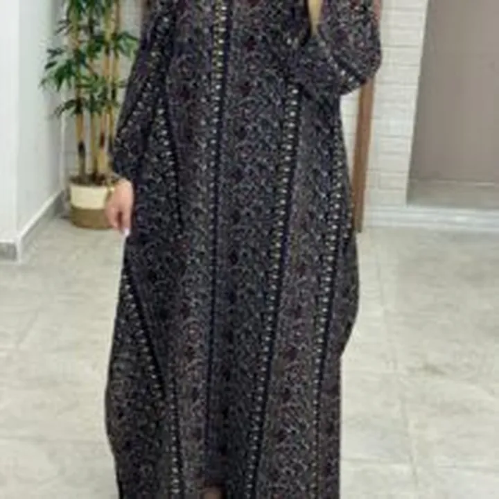 پیراهن پانچ بلوط سنتی سورمه ای زرشکی