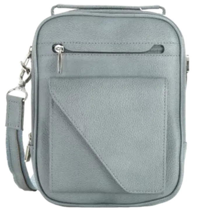 کیف دوشی مردانه چرم طبیعی مدل سورنا کد 2609