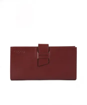 کیف پول مردانه چرم طبیعی چرم کروکو Croco Leather مدل لیدز