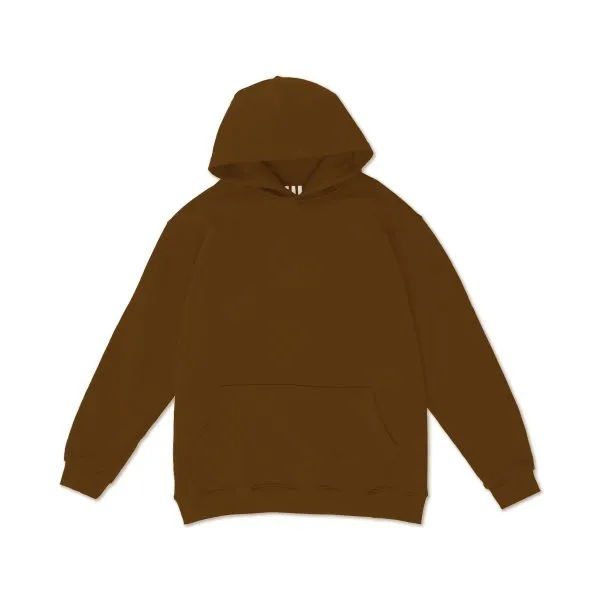 BROWN – BLANK HOODIE