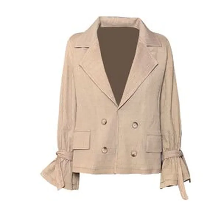 مانتو کتی زنانه مدل 8034 رنگ کرم