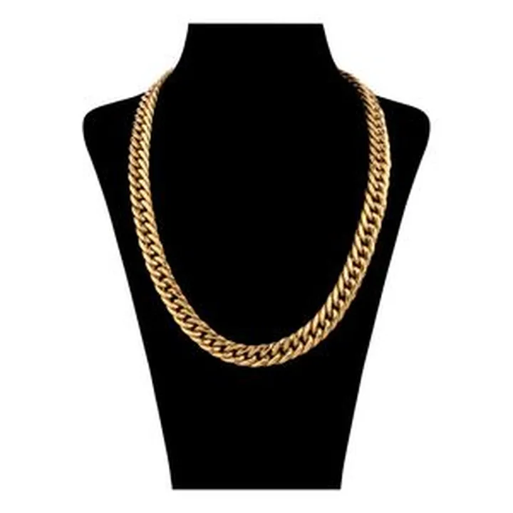 گردنبند طلا با طرح کارتیه 18 عیار زنانه صلاحی گلد مدل 17243