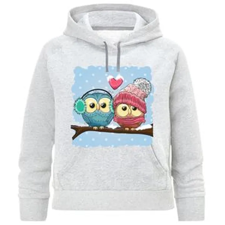 هودی بچگانه مدل جغد برفی کد x80