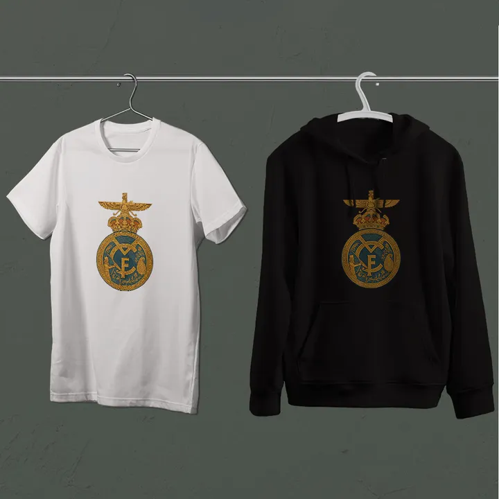 هواداری رئال مادرید طرح 9 (تیشرت ، هودی ، دورس)(رنگبندی)