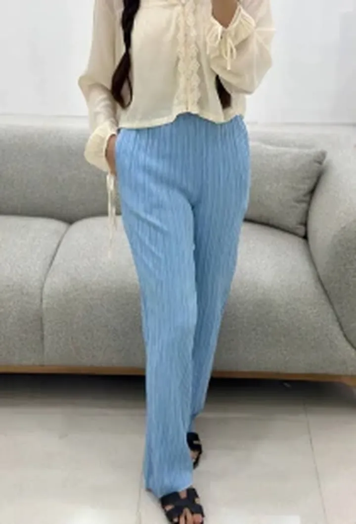 شلوار راسته تابستونی زنانه کد 417328