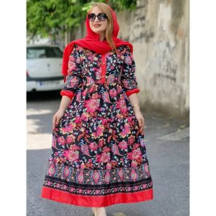 پیراهن ساحلی دکمه ای ۳۵۴۰۰۲۱۱ ۱