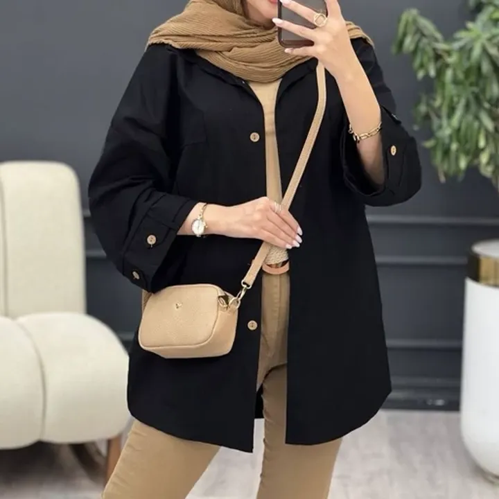 مانتو مدل فرشته جنس لنین نچرال آنزیم شده