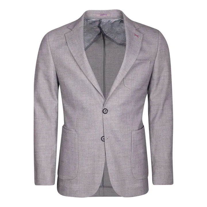 کت تک مردانه آریوان مدل B022 وصله دار