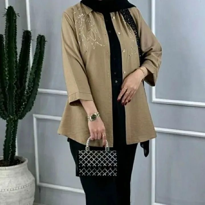شومیز مرواریدی زنانه جنس بابوس. شومیز زنانه لباس زنانه شومیز مادرانه شومیز مانتویی زنانه