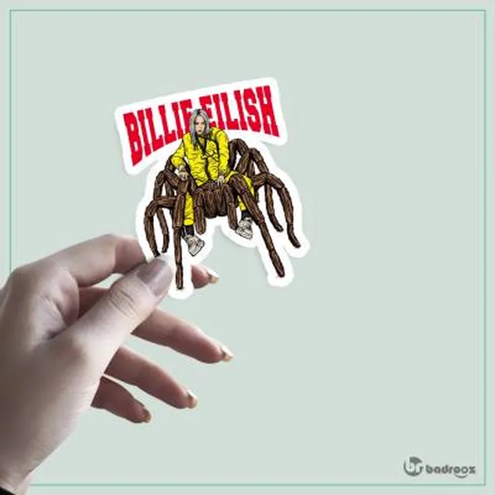 استیکر Billie Eilish Spider