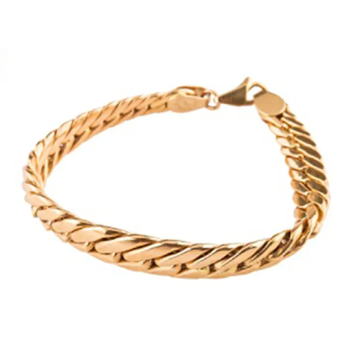 دستبند طلا 18 عیار زنانه دوست خوب مدل کارتیه حصیری...