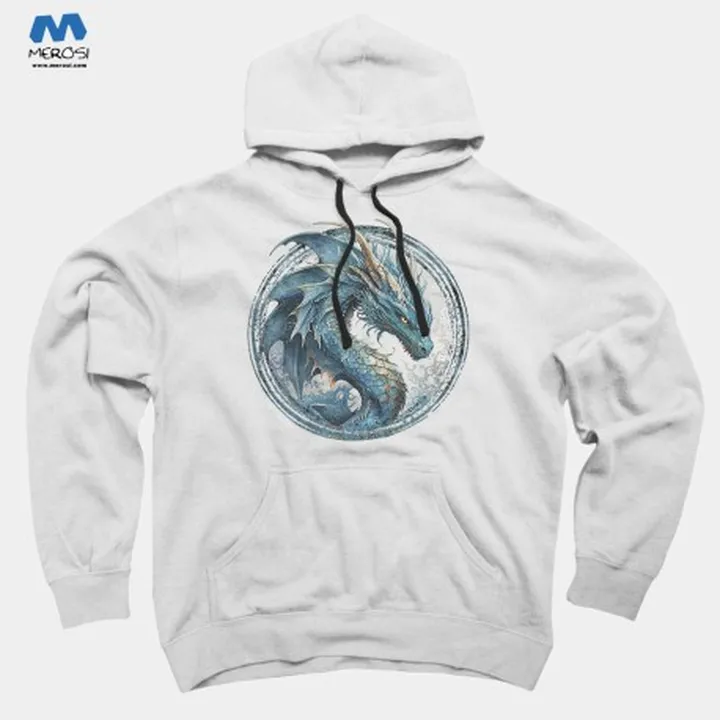 تخفیف تک سایز هودی Majestic Blue Dragon