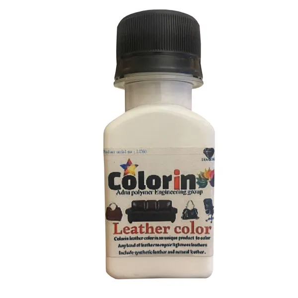 رنگ چرم کالرین مدل LEATHER C رنگ سفید