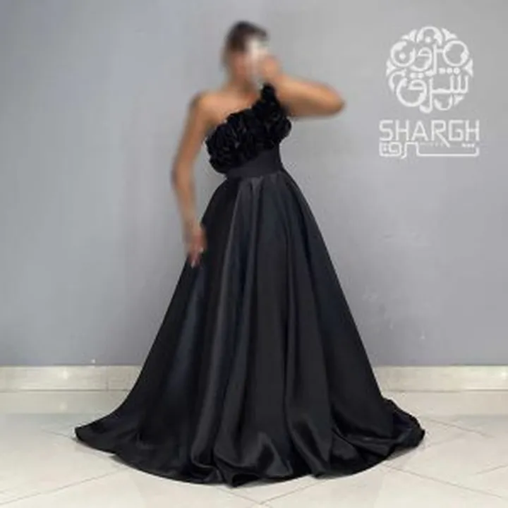 ماکسی ساتن ارگانزا شکوفه ای