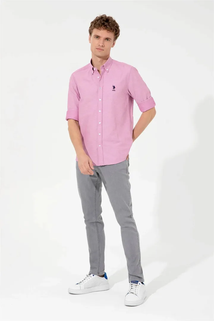 <span class="text-styled__StyledSpan-sc-d280c10c-1 dvOaRP">U.S. Polo Assn.< span>پیراهن آستین بلن�د مردانه بنفش پایه باریک