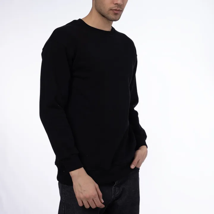 سویشرت مردانه زی سا مدل 1004 رنگ مشکی