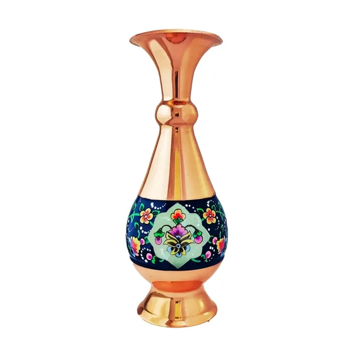 گلدان مس و پرداز 25 سانتی کد 286