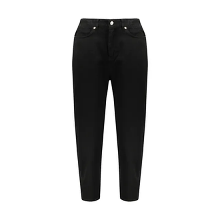 شلوار کتان مام استایل زنانه - Women' s Trousers black