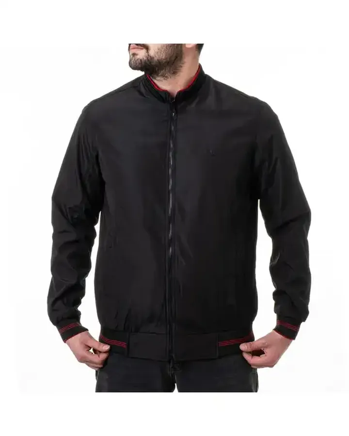 کاپشن مردانه دورو کمرکش مشکی قرمز والیانت استایل Valiant Style کد K101201