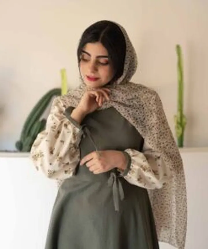 پیراهن زنانه لنین پرگل